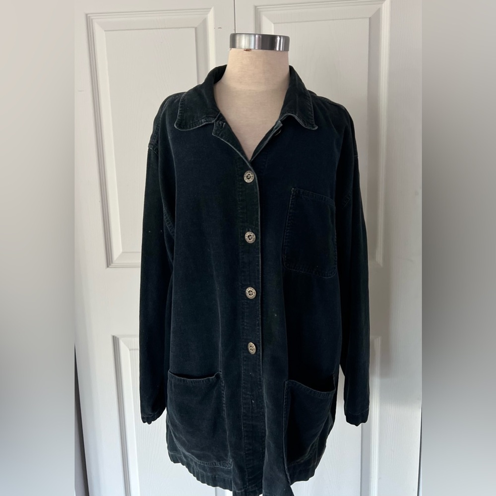Women's Black Corduroy Jacket (Erika & Co)